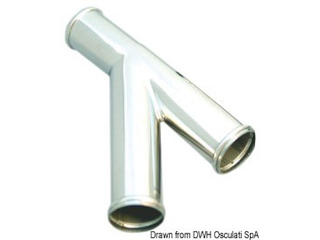 Raccordo a Y per scarichi WC