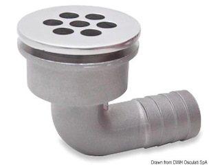 Scarico pozzetto inox Ø 42