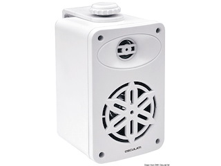 Coppia di casse stereo 2 vie per interno bianche 4" - 2X120W