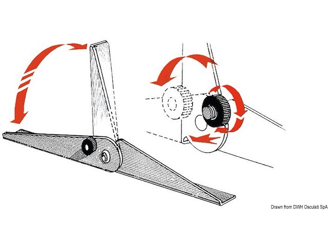 Coppia cerniereinox per sedile