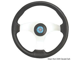 Volante Technic nero/argento