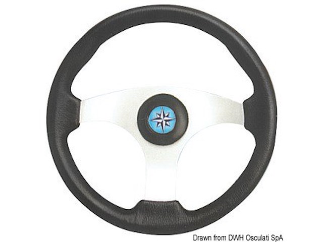 Volante Technic nero/argento