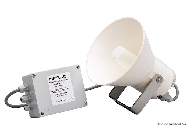 Tromba elettronica inox 12 V