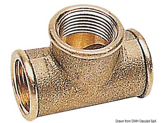Raccordi a T ottone 1/2"