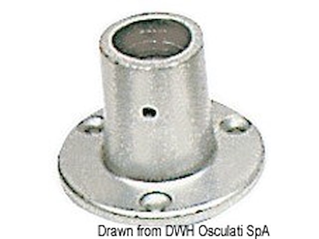 Basetta lega leggera 90° 30 mm