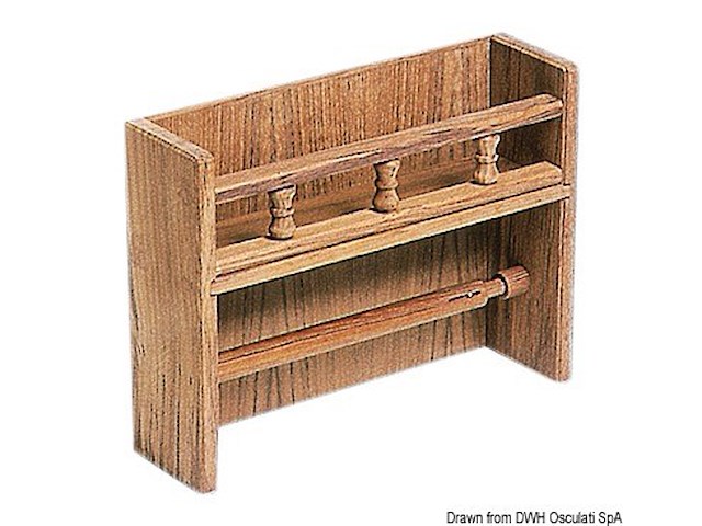 Porta scottex teak 327x90x250 mm