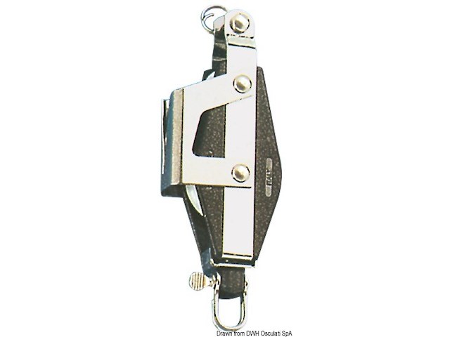 Bozzello 2 pulegge violino strozzascotte A con arricavo