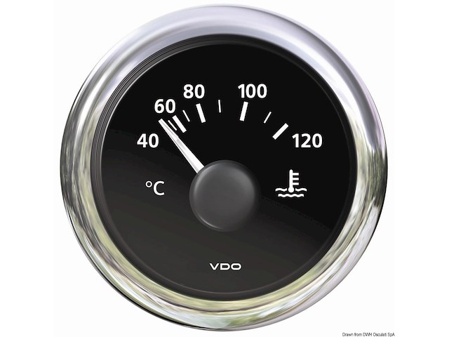 Termometro acqua nero