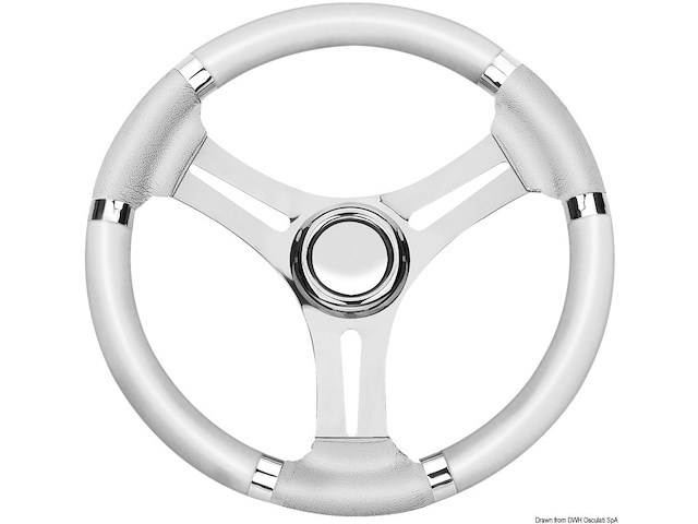 Volante corona bianca mm 350