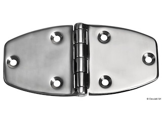 Cerniera inox trapezoidale 153x75x3,6mm