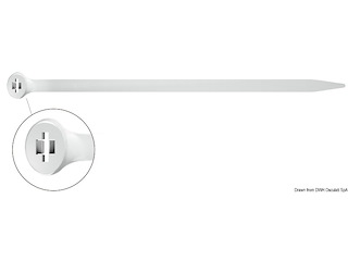 Fascette 2-Lock 4,5x290 mm Ø 3/80 mm con chiusura in inox AISI 316