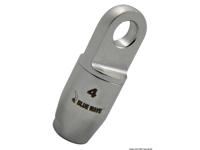 Terminale ad occhio per rig tessile per cima Ø6 mm