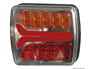 Fanale posteriore sinistro LED dinamico