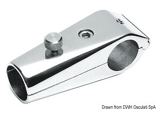 Base asta 25 mm per tubo 25 mm