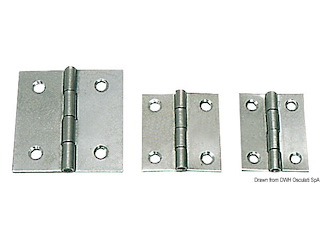 Cerniera inox mm 30x30