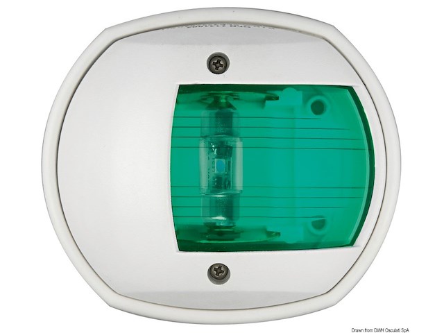 Fanale a led destro carcassa bianca