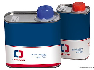 Resina epossidica 500 gr + indurente 250 gr