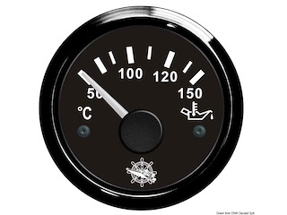 Indicatore temperatura olio 50/150° nero/nera