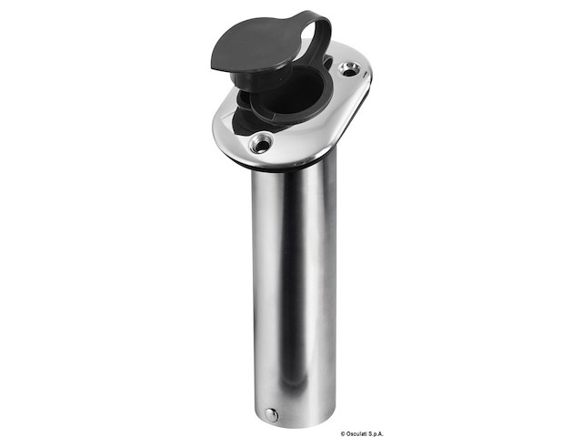 Portacanne incasso inox 42 mm 75°