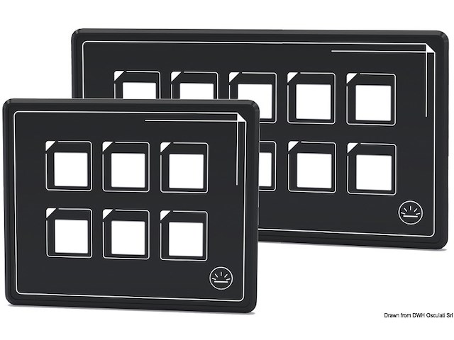 Pannello elettrico touch control 6 pulsanti