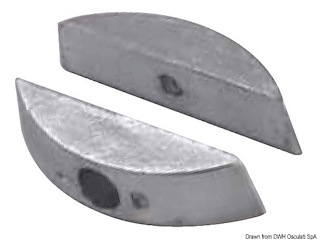 Anodo zinco Volvo eliche pieghevoli