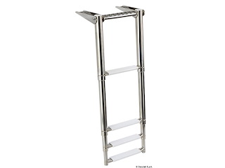Scaletta telescopica per plancetta 4 gradini