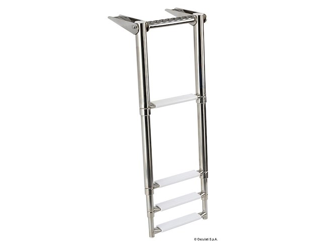 Scaletta telescopica per plancetta 4 gradini