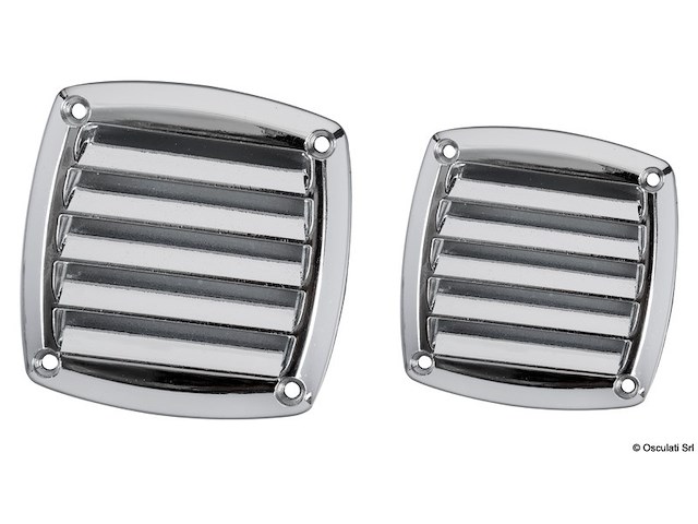 Griglia ABS 125x125 mm cromata