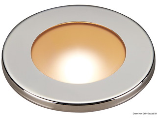 Luce Led bianca e rossa incasso dimmerabile Polis