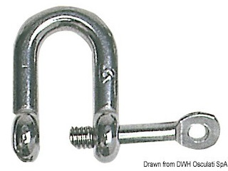 Grillo inox a U asse imperdibile 12 mm