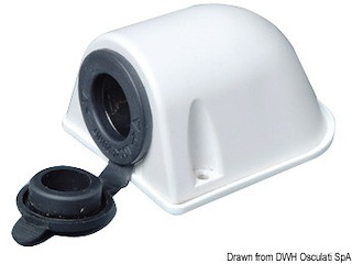 Presa corrente tipo accendisigari bianca