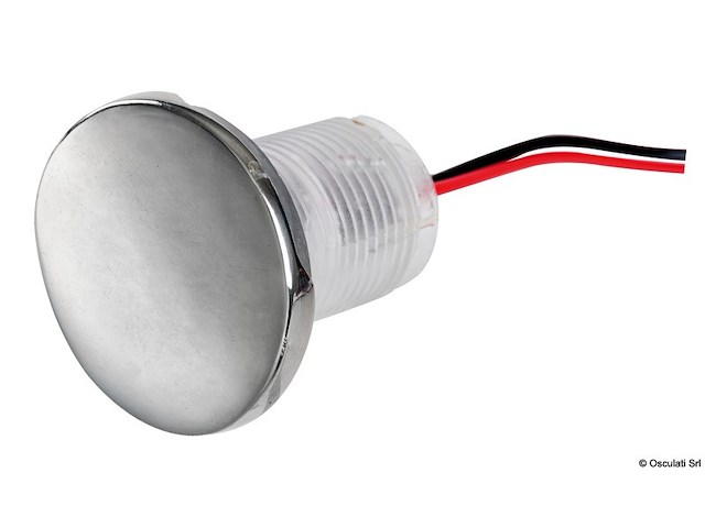 Luci di cort. LED ROUND luce bianca doppio fascio