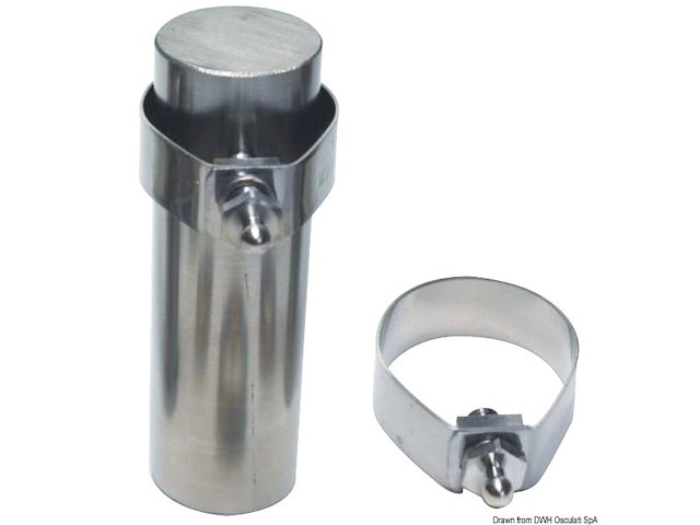 Fascette in acciaio inox 22 mm per bottoni Loxx