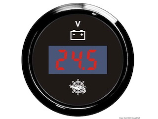 Voltmetro digitale 8/32 V nero/nera