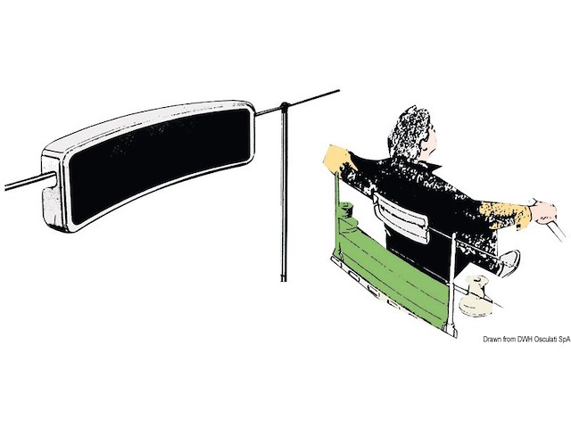 Schienalino bianco per battagliola