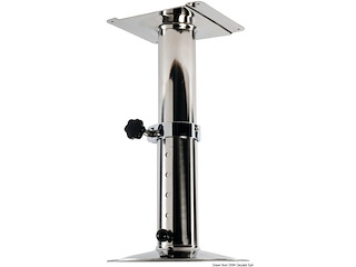 Piede girevole telescopico inox 540/720 mm