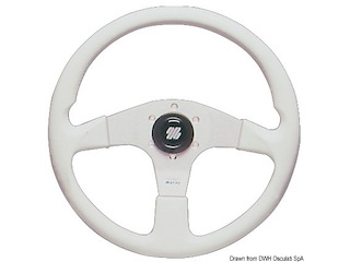 Volante Corsica bianco 350 mm