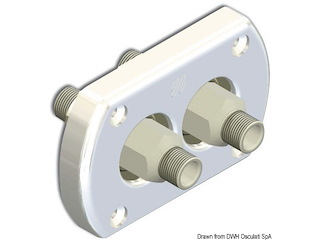 Passaparatia bianco doppio raccordo