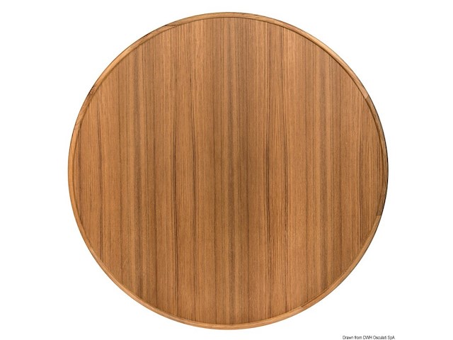 Tavolo rotondo ARC in teak Ø80 cm