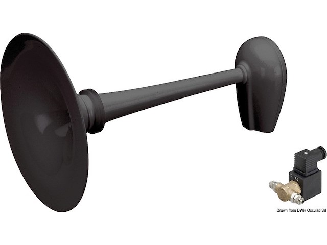 Tromba omologata RINA 24V 20/75m nera