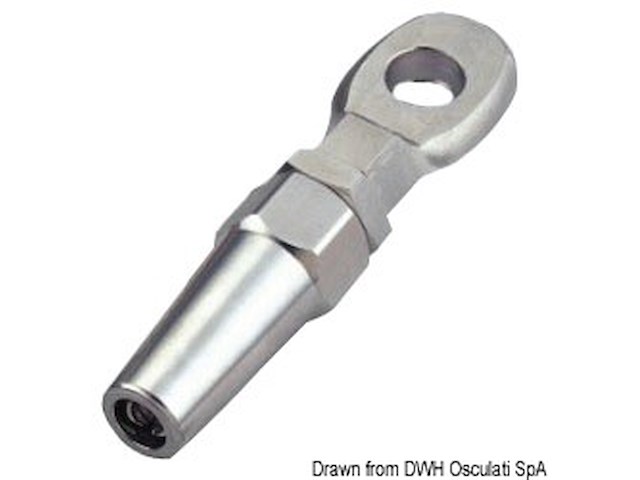 Terminale inox occhio Ø 10mm