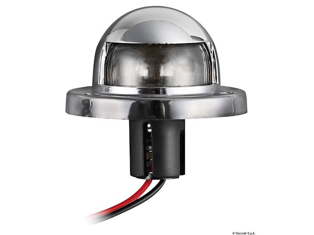 Fanalino ABS cromato bianco 135°