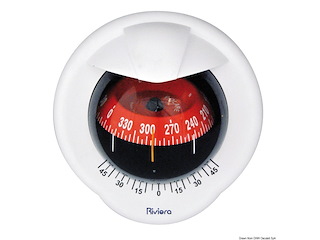 Bussola Riviera Pegasus 4" bianca/rossa