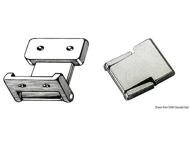 Cerniera flush deck 34x28