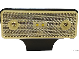 Fanale laterale posteriore arancio LED 12/24