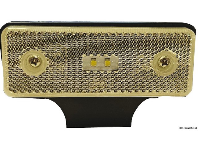 Fanale laterale posteriore arancio LED 12/24