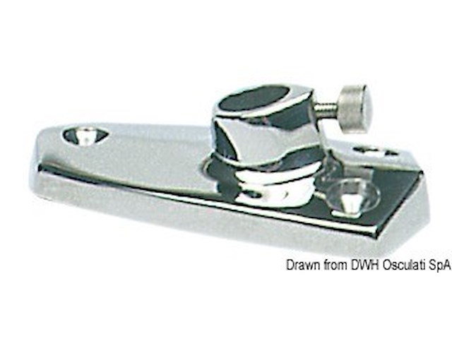 Basetta ABS cromato per asta 35.390.00