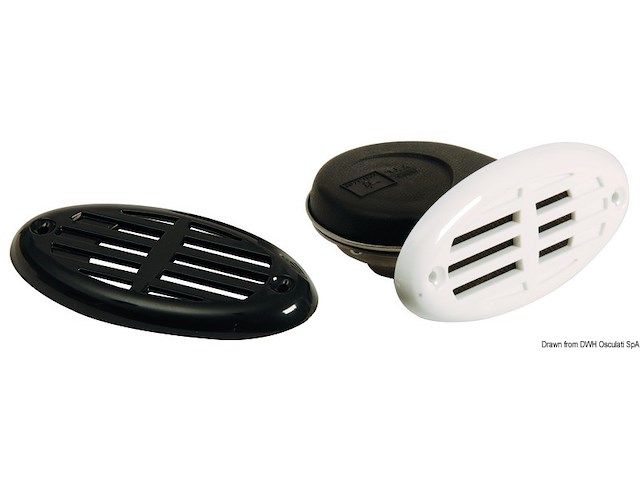 Tromba da incasso ABS con mascherina bianca