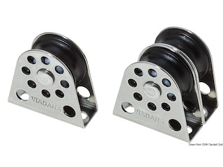 Bozzello verticale di rinvio doppio cime mm 6