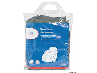 Coprisedile 53x90x89 cm grigio 300D biposto